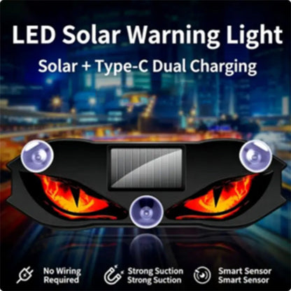 🚗🔆 50% RABATT! Solarbetriebene LED-Warnlampe für das Auto – Solarbetrieben, wetterfest & automatische Einschaltung bei Dunkelheit – Für mehr Sicherheit am Straßenrand 🛡️✨