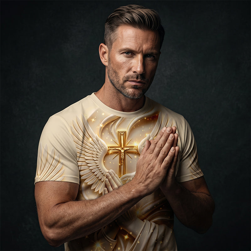 Men's Casual Graphic Print T-Shirt