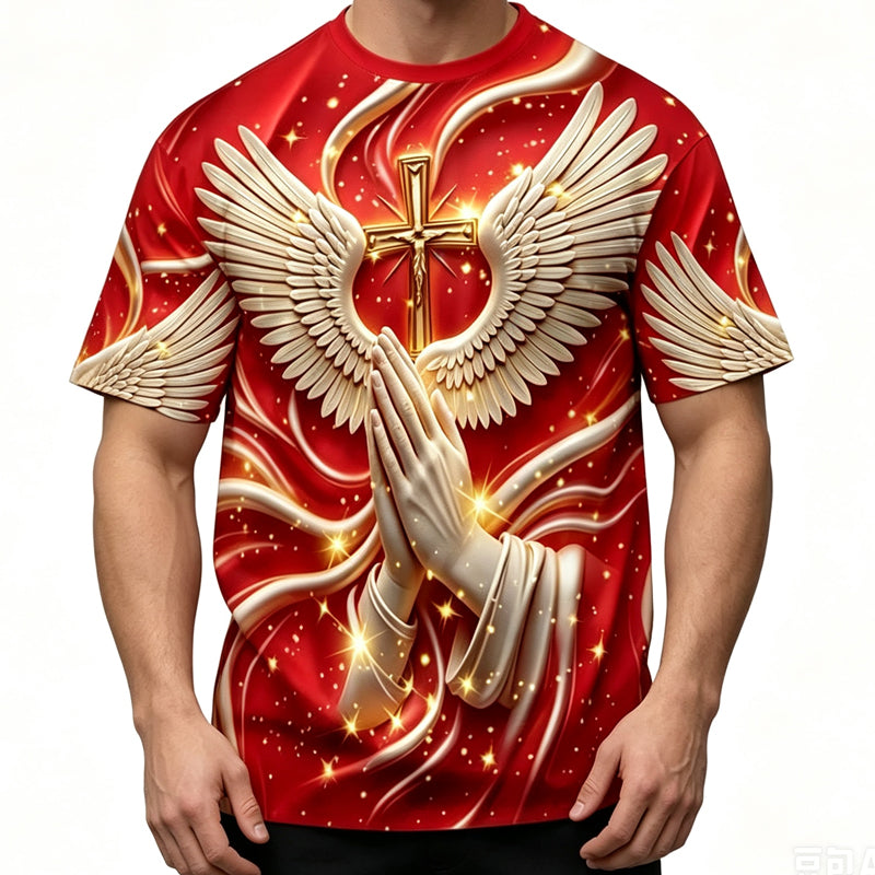 Men's Casual Graphic Print T-Shirt