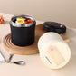 🥣🔥 50% RABATT! Vakuum-Thermobehälter mit Faltlöffel – Warme Mahlzeiten überall genießen! – Perfekt für Büro, Reisen & Camping ✨
