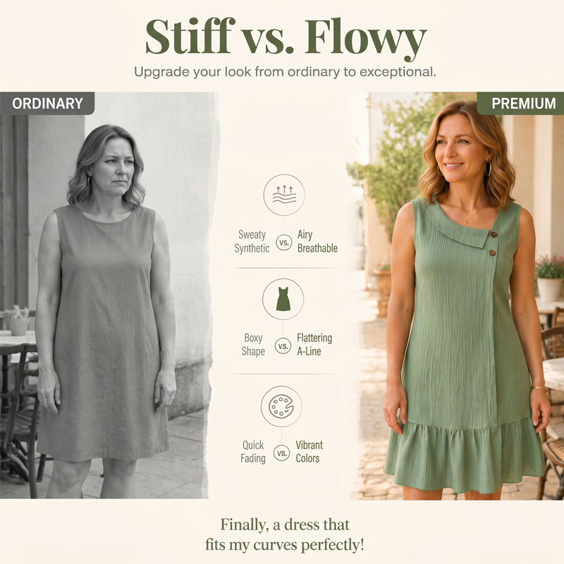👗🌸 50% RABATT! Ärmelloses Top mit asymmetrischem Ausschnitt & Rüschen – Elegant, verspielt, perfekt für warme Tage & besondere Anlässe 💙✨
