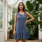 👗🌸 50% RABATT! Ärmelloses Top mit asymmetrischem Ausschnitt & Rüschen – Elegant, verspielt, perfekt für warme Tage & besondere Anlässe 💙✨