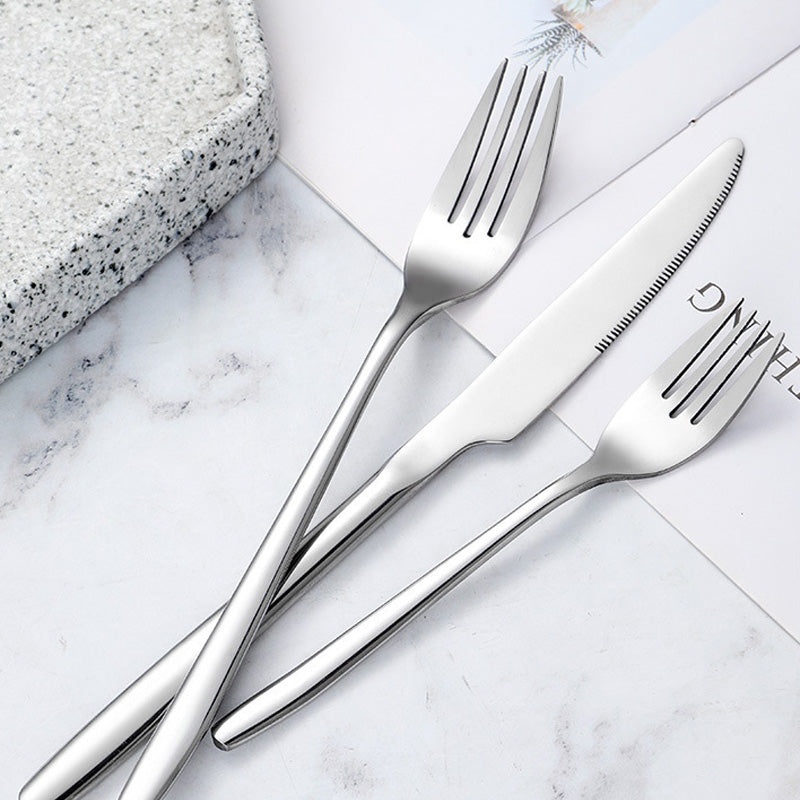🍴✨ 50% RABATT! 6-teiliges Edelstahl-Besteck-Set – Hochglanzpoliert, spülmaschinenfest & zeitlos-elegant – Perfekt für Alltag & Gäste ✨