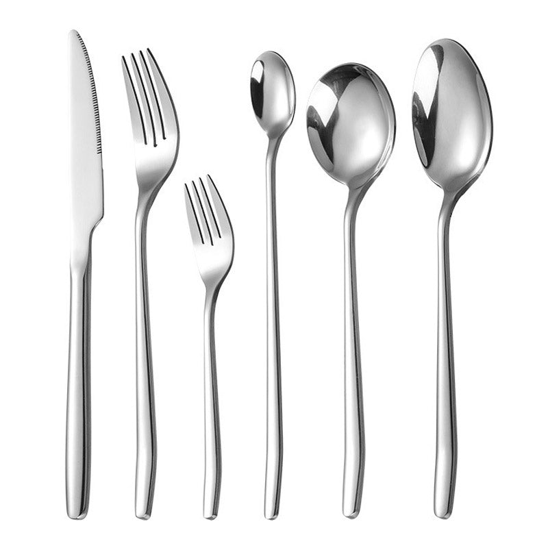 🍴✨ 50% RABATT! 6-teiliges Edelstahl-Besteck-Set – Hochglanzpoliert, spülmaschinenfest & zeitlos-elegant – Perfekt für Alltag & Gäste ✨