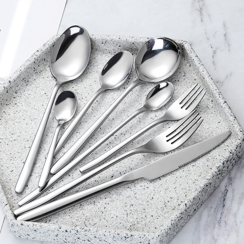 🍴✨ 50% RABATT! 6-teiliges Edelstahl-Besteck-Set – Hochglanzpoliert, spülmaschinenfest & zeitlos-elegant – Perfekt für Alltag & Gäste ✨