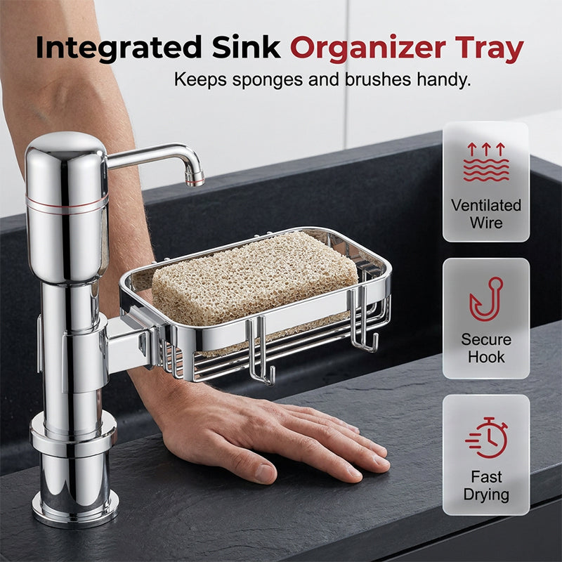 🌟🔥HOT SALE !! ⏰Quick Install Kitchen Soap Dispenser