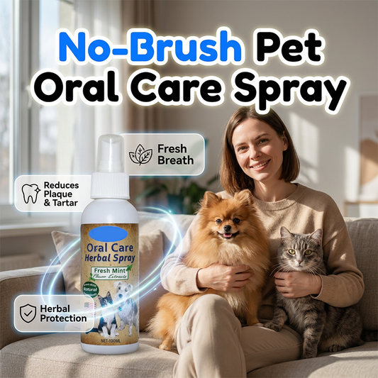 🐾✨ 50% RABATT! Pinselfreies Haustier-Zahnspray – Schützt vor Zahnstein & Mundgeruch – Einfach sprühen, ohne Stress & Bürsten ✨
