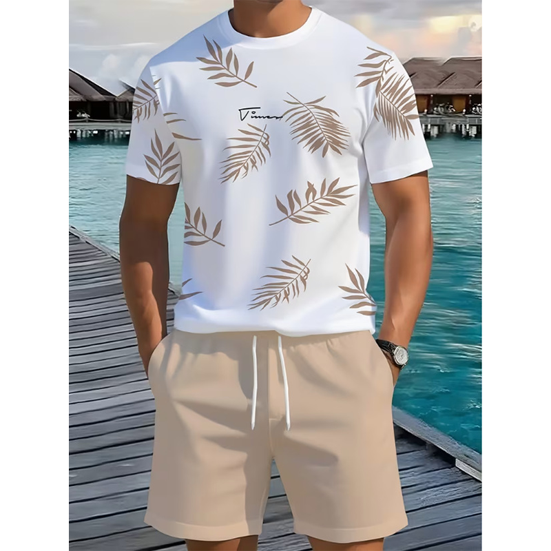 👕⏰ BEGRENZTES ANGEBOT – 50% RABATT! Herren Sommer Bedrucktes 2-teiliges Set – Lässig, bequem & perfekt für warme Tage, Freizeit & Urlaub ☀️✨