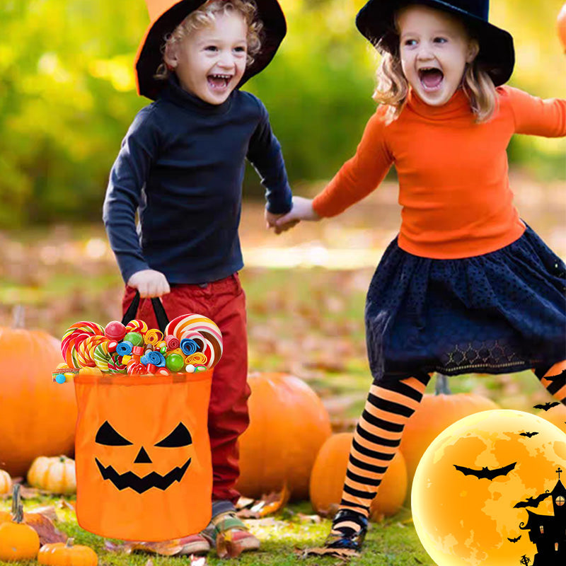 🎃🍬 50% RABATT! Halloween Leuchtende Kürbis-Süßigkeitentasche – Glow-in-the-Dark, weich & geräumig – Perfekt für Trick-or-Treat & Kostümfeste ✨