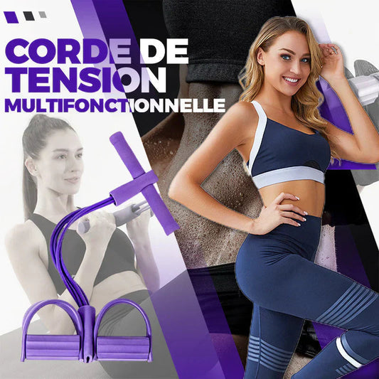 💖 50 % RABATT FÜR BEGRENZTE ZEIT! 🦵 Fuß-Trainingsgerät für Sit-Ups – Mehrfachzugrohre, komfortable Griffe & Fußschlaufen, Heimtraining für Beine, Bauch & Po