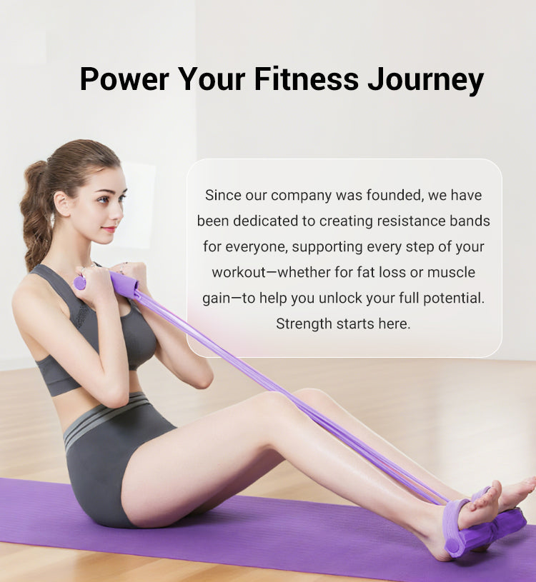 💖 50 % RABATT FÜR BEGRENZTE ZEIT! 🦵 Fuß-Trainingsgerät für Sit-Ups – Mehrfachzugrohre, komfortable Griffe & Fußschlaufen, Heimtraining für Beine, Bauch & Po