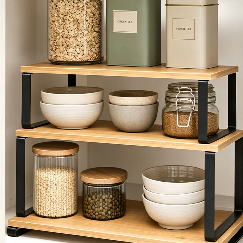 Multifunctional Stackable Storage Shelf Set