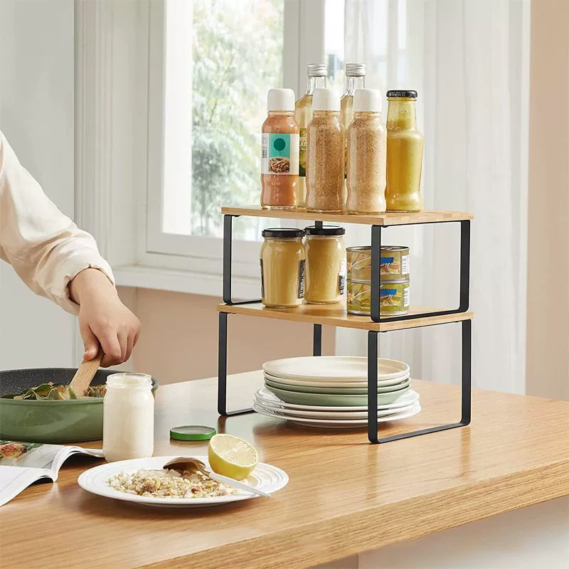 Multifunctional Stackable Storage Shelf Set