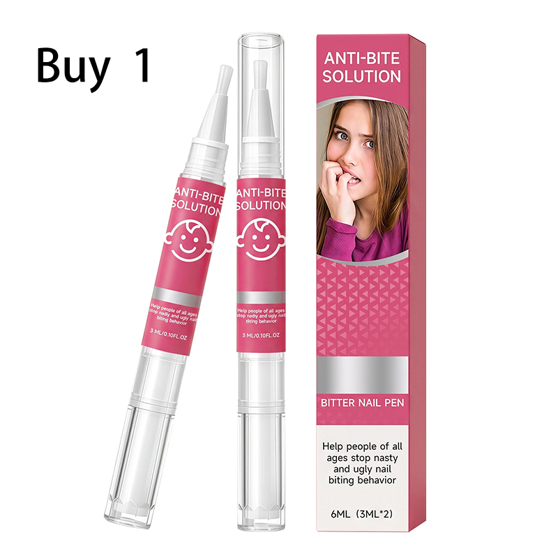 💅🛑 50% RABATT! Nagel-Kauen-Stopper für Kinder & Erwachsene – Bitterstoff-Lack, ungiftig & transparent – Schützt vor Nagelbettentzündung & bricht den Gewohnheitskreis ✨