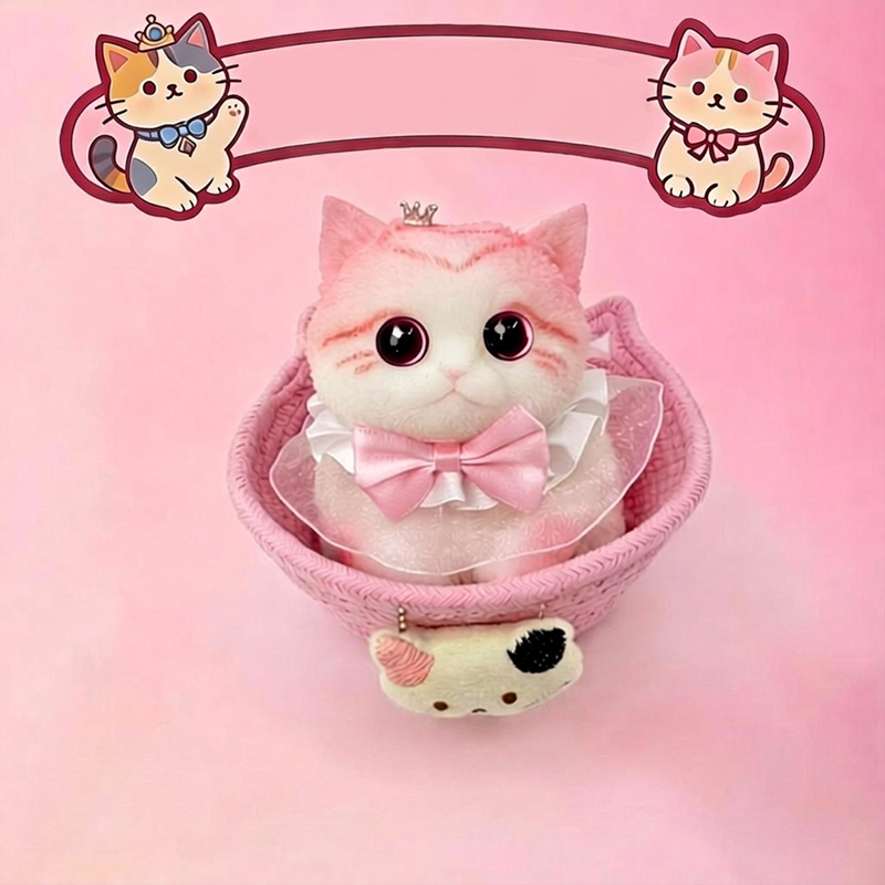 🐱 Squishy-Katze – Weiches Anti-Stress-Spielzeug mit langsamem Rückstelleffekt