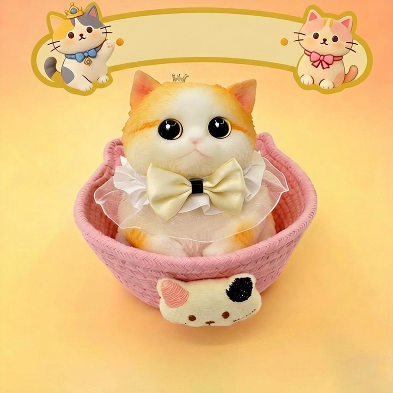 🐱 Squishy-Katze – Weiches Anti-Stress-Spielzeug mit langsamem Rückstelleffekt