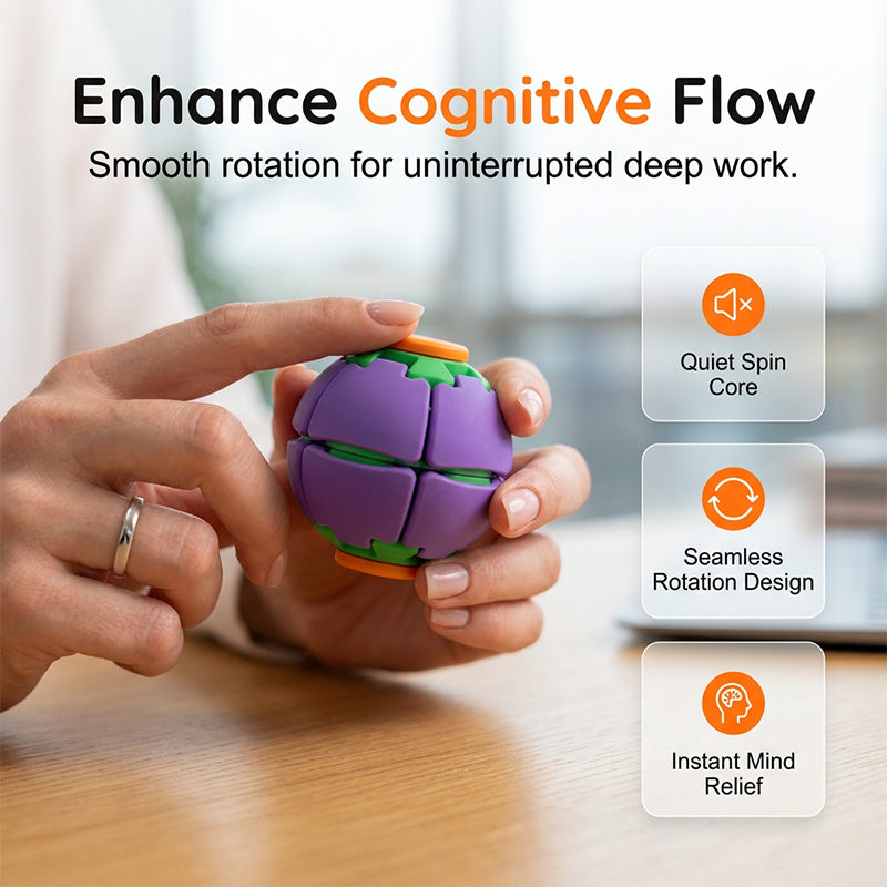🌀✨ 50% RABATT! Stressabbau 3D Fidget Ball – 3D-Dreh- & Klick-Mechanik, flexibel & beruhigend – Perfekt für Büro, Schule & Alltag 🧠