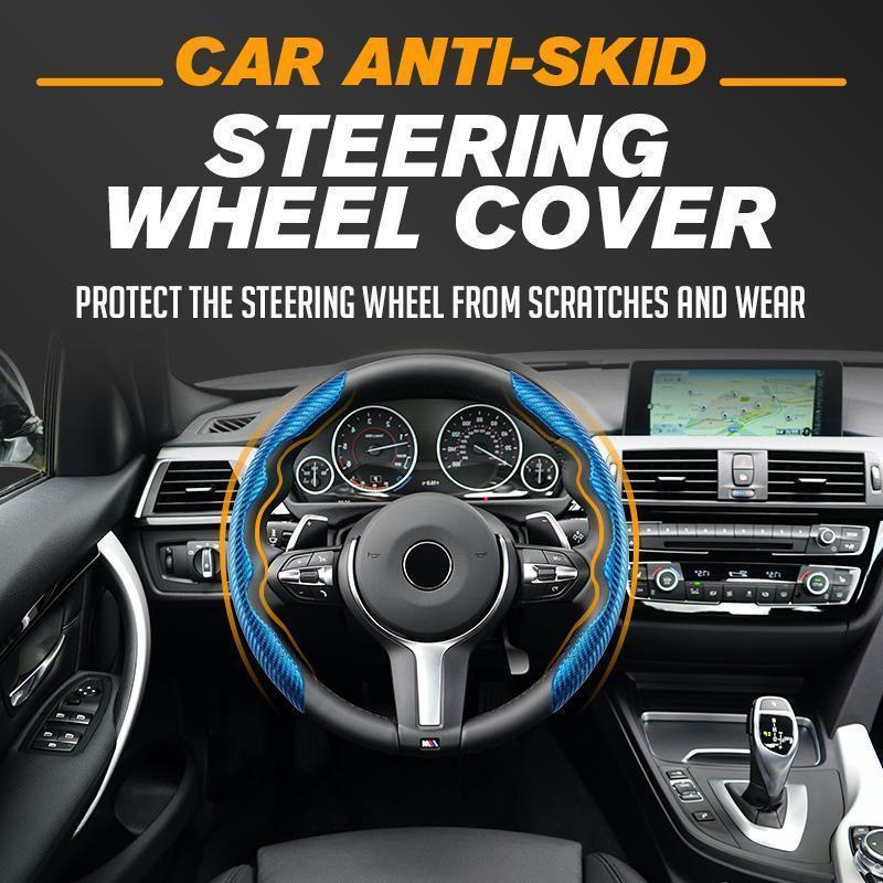 🛍️ 50 % Rabatt – Sportliches Carbon-Lenkradcover – ultra-dünn, rutschfest & atmungsaktiv – passend für die meisten Fahrzeuge 🚗
