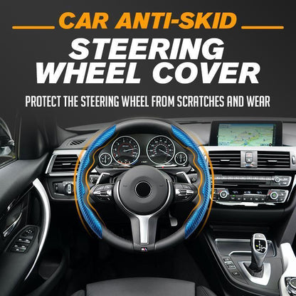 🛍️ 50 % Rabatt – Sportliches Carbon-Lenkradcover – ultra-dünn, rutschfest & atmungsaktiv – passend für die meisten Fahrzeuge 🚗