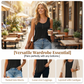 Women's Plus Size Henley Tank Top