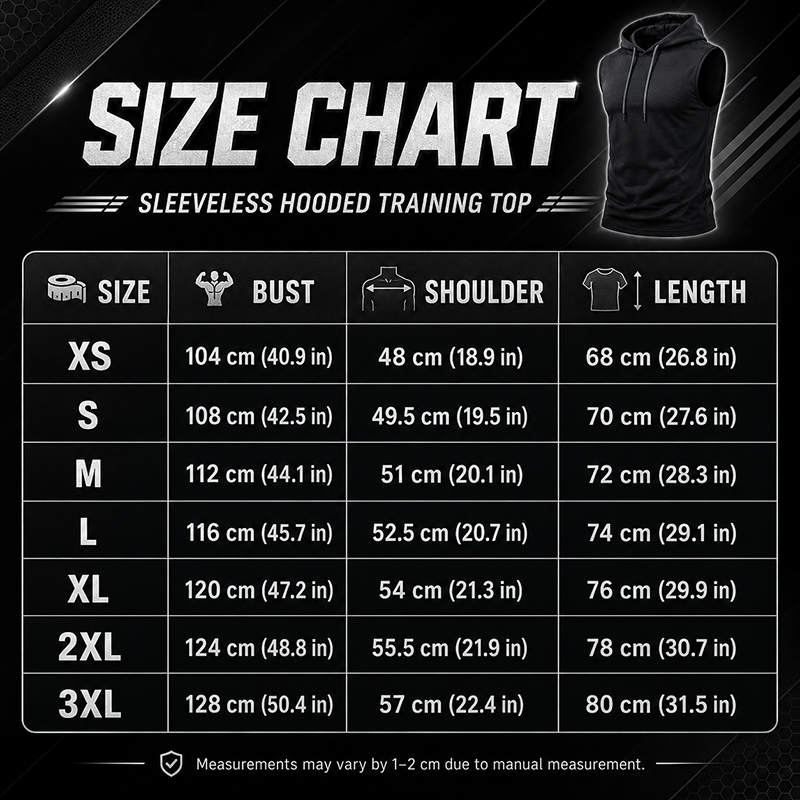 🏋️ Herren Ärmelloses Sportkapuzenshirt | Atmungsaktiv, Muskelschnitt & Ideal für Gym, Laufen & Outdoor-Training