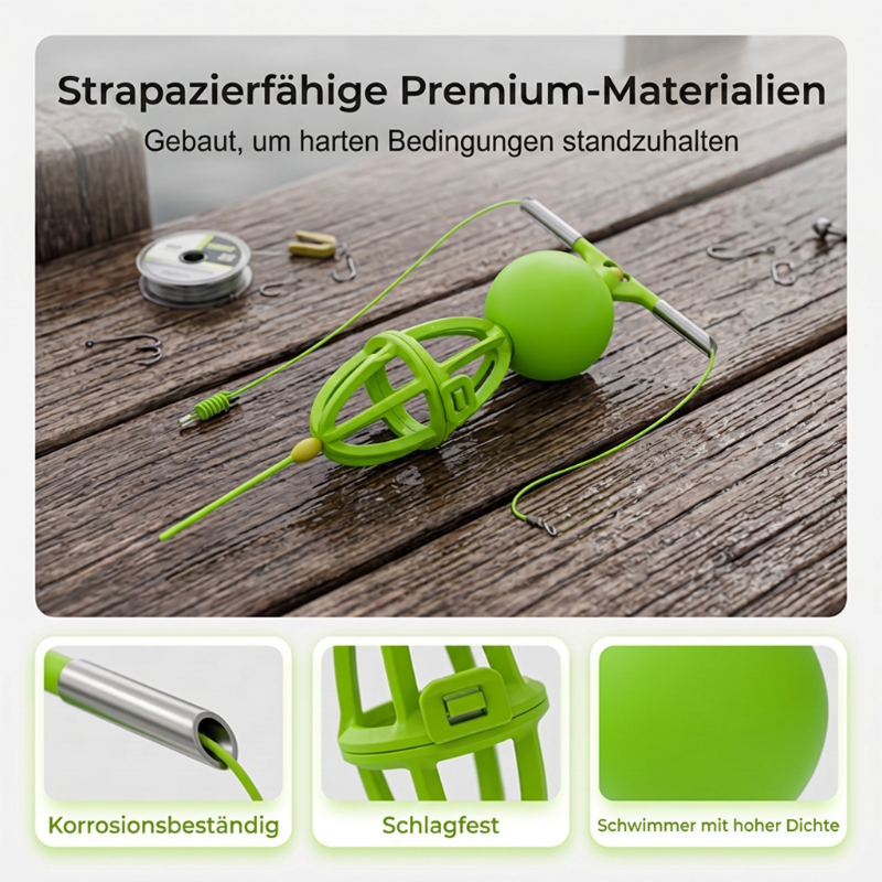 🎣✨ 50% RABATT! Verhedderungsfreies Bottom-Up-Futterkorb-Angelsystem – Fertig-Montage mit Method-Feeder & Anti-Tangle-Rig – Perfekt für Karpfen, Brasse & Friedfisch am Grund ✨