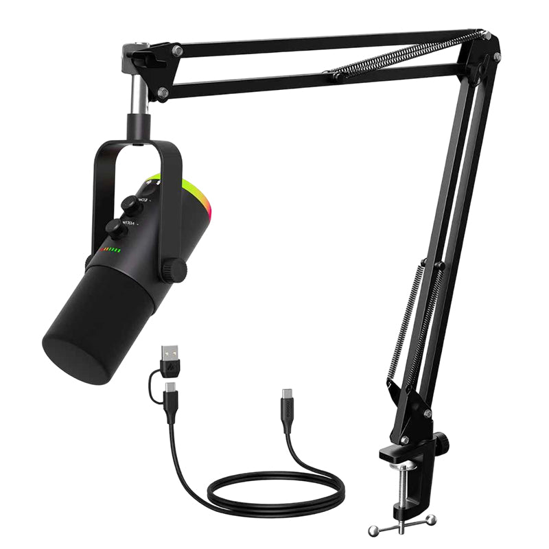 USB XLR Recording Microphone with Echo Control Noise