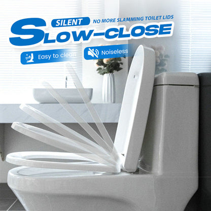 🚽✨ 50% RABATT! Robuster WC-Sitz mit Soft-Close-Funktion – Stoßfest, kratzresistent & leise schließend – Perfekt für Bad & Gäste-WC 🛁