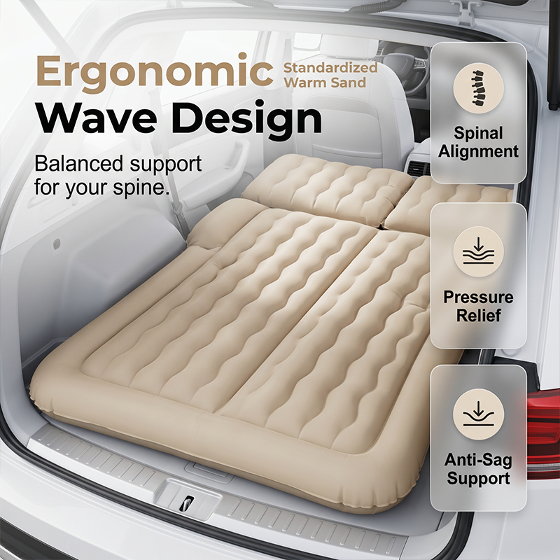 🚗✨ 50% RABATT! Multifunktionale aufblasbare Auto-Matratze – Aufpumpen, ausstrecken – Ihre Schlaflösung für Roadtrips – Perfekt für Camping, Reisen & lange Fahrten 🛏️