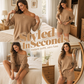 👗🌿 50% RABATT! Damen Lässiges Off-Shoulder Strickpullover & Shorts Set – Weich, luftig & perfekt für Sommer, Freizeit & zu Hause ✨