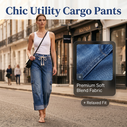 👖 50% RABATT! 🌿 Damen lässige weite Bein Cargohose – Bequem, praktisch & atmungsaktiv – Mit vielen Taschen – ideal für Alltag, Reisen oder Outdoor – lässiger Look mit Stil ✨🛒💪