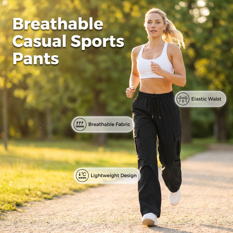🛍️ 50 % Rabatt – Damen-Cargohose mit Kordelzug & lässigem Schnitt – bequem, atmungsaktiv & vielseitig für Alltag und Freizeit 🌿