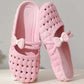 👡🌸 50% RABATT! Damen Geschlossene Atmungsaktive Pantoletten – Leicht, bequem & vielseitig – Ideal für Alltag, Büro & warme Tage ☀️✨