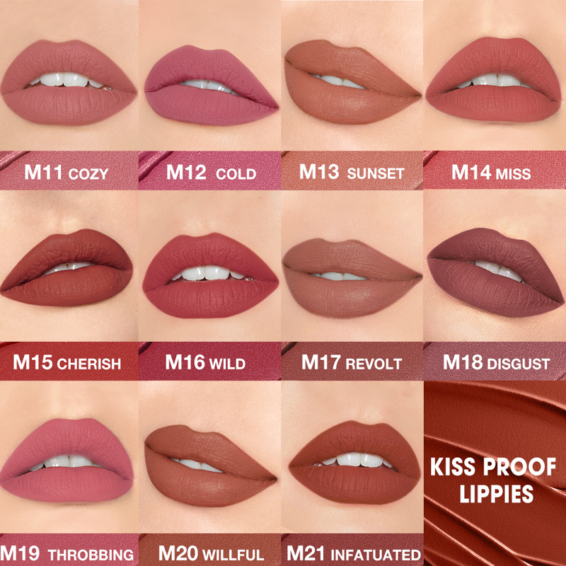 👄24 Stunden lang anhaltender matter Lippenstift👄