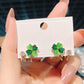 🍀✨ 50% RABATT! Kleeblatt Huggie Creolen – 925 Silber, süßes Pfeilbogen-Detail – Glücksbringer & modisches Statement – Perfekt für den Alltag oder als Geschenk 💚