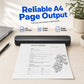 🛍️ 50 % Rabatt – Tragbarer Bluetooth-Thermodrucker – kabellos, tintefrei & kompakt – für A4, ideal für Büro, Studium & Reisen 📄