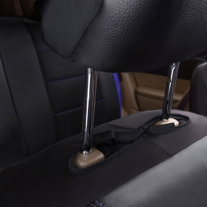 🚗🖤 50% RABATT! Universelles Set aus weichem Leder-Autositzbezügen – Premium-Kunstleder, Diamant-Quilt & Airbag-kompatibel – Schützt Originalsitze & veredelt den Innenraum ✨