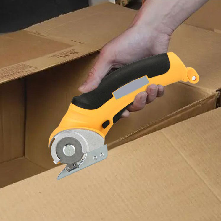 ✂️🔋 50% RABATT! Schnurlose Elektroschere mit Sicherheitsverriegelung – USB-C aufladbar, rotierender Messer & Doppelschalter – Perfekt für Stoff, Pappe, Teppich, Leder & Karton 🛠️✨