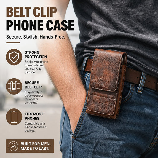 🎒📱 GROSSER RABATT! Gürteltasche für Smartphones – Mehrfach-Tasche aus Leder mit Kartenfach – Praktisch, stilvoll & sicher – Perfekt für unterwegs, Reisen & Festivals ✨