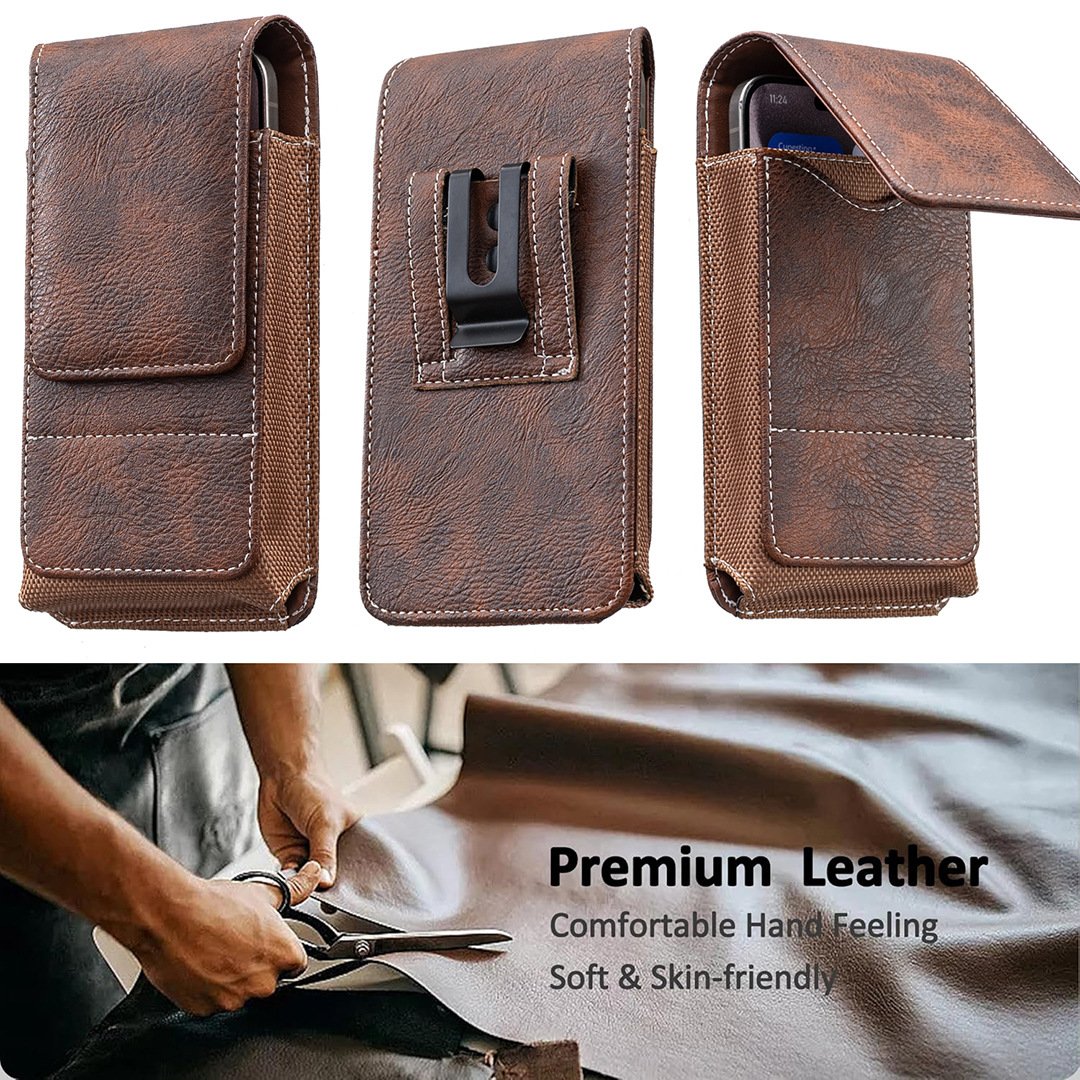 🎒📱 GROSSER RABATT! Gürteltasche für Smartphones – Mehrfach-Tasche aus Leder mit Kartenfach – Praktisch, stilvoll & sicher – Perfekt für unterwegs, Reisen & Festivals ✨