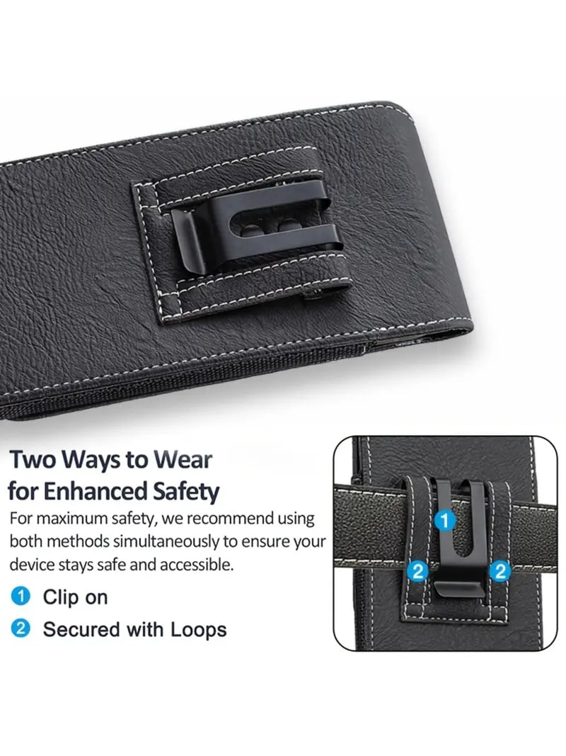🎒📱 GROSSER RABATT! Gürteltasche für Smartphones – Mehrfach-Tasche aus Leder mit Kartenfach – Praktisch, stilvoll & sicher – Perfekt für unterwegs, Reisen & Festivals ✨