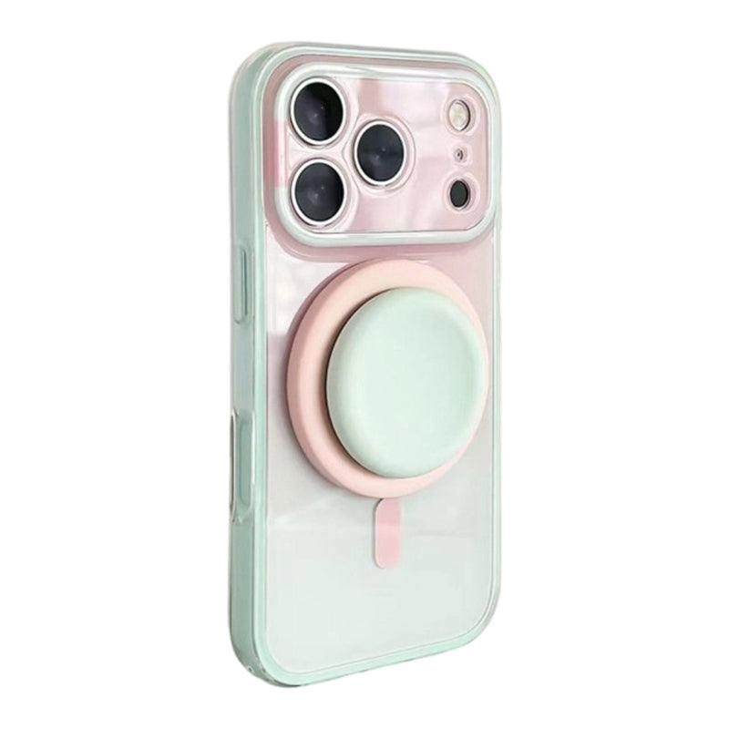 📱🍀 ZEITLICH BEGRENZT 50% RABATT! Magnetische Farbverlauf-Handyhülle mit integriertem Ständer – Rundum-Schutz, kabelloses Laden & freihändige Nutzung 💖✨