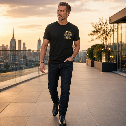 👕🎨 50% RABATT! Herren Bedrucktes Rundhals-Kurzarm-T-Shirt – Lässig, bequem & vielseitig – Perfekt für den Alltag, Freizeit & warme Tage ✨