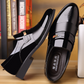 🔥Neuer Stil🔥Formelle Herrenschuhe aus Leder mit spitzer Zehe, bequem und rutschfest