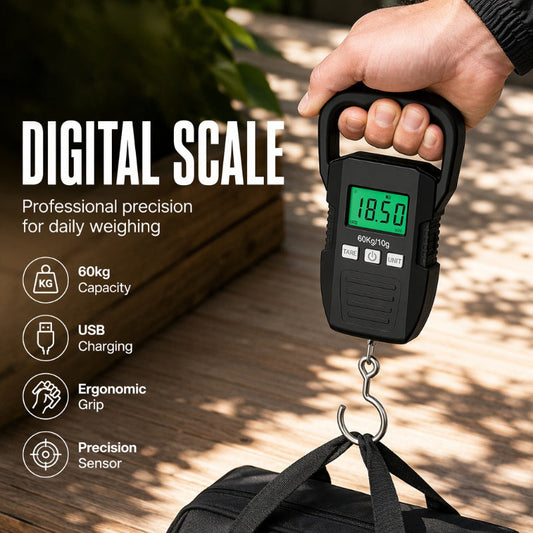 Portable Rechargeable Luggage Hanging Scale
