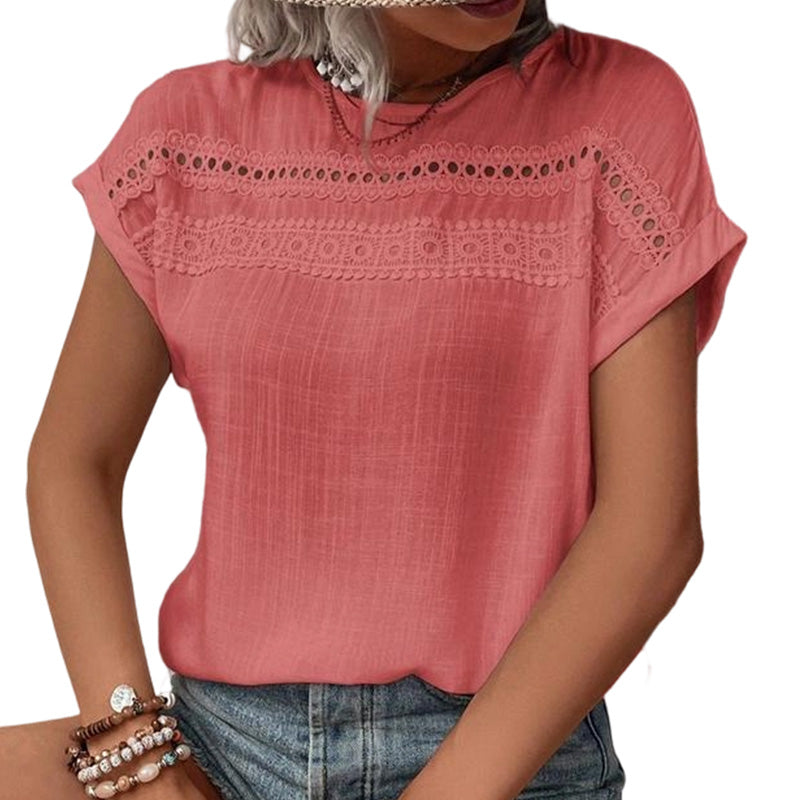 Women's Lace Hollow Out Blouse