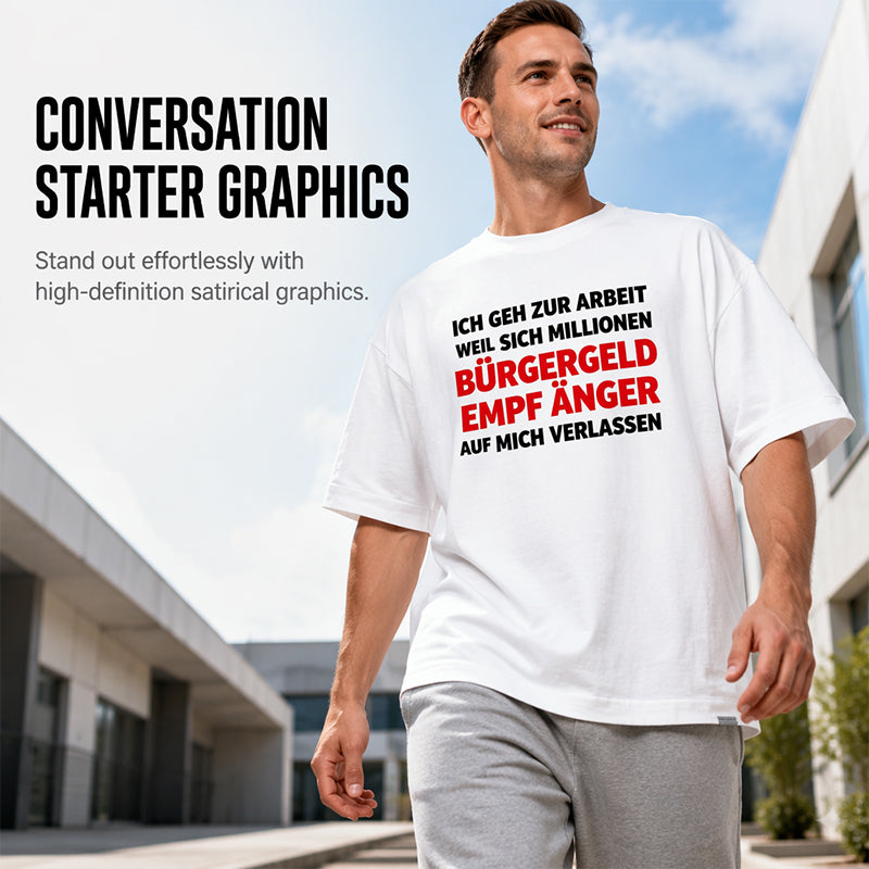 👕😂 50% RABATT! Herren Casual Rundhals-Shirt mit lustigem Slogan – Lässig, bequem & humorvoll – Perfekt für den Alltag, Partys & gute Laune ✨