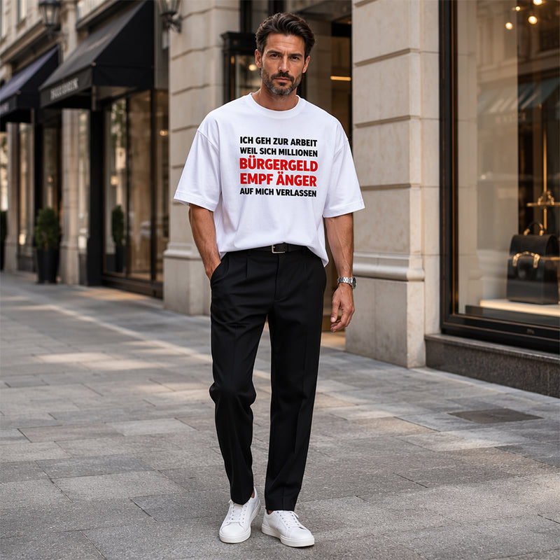 👕😂 50% RABATT! Herren Casual Rundhals-Shirt mit lustigem Slogan – Lässig, bequem & humorvoll – Perfekt für den Alltag, Partys & gute Laune ✨