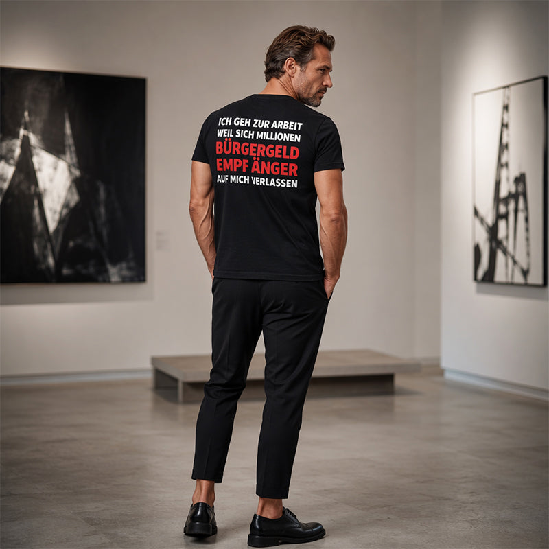 👕😂 50% RABATT! Herren Casual Rundhals-Shirt mit lustigem Slogan – Lässig, bequem & humorvoll – Perfekt für den Alltag, Partys & gute Laune ✨