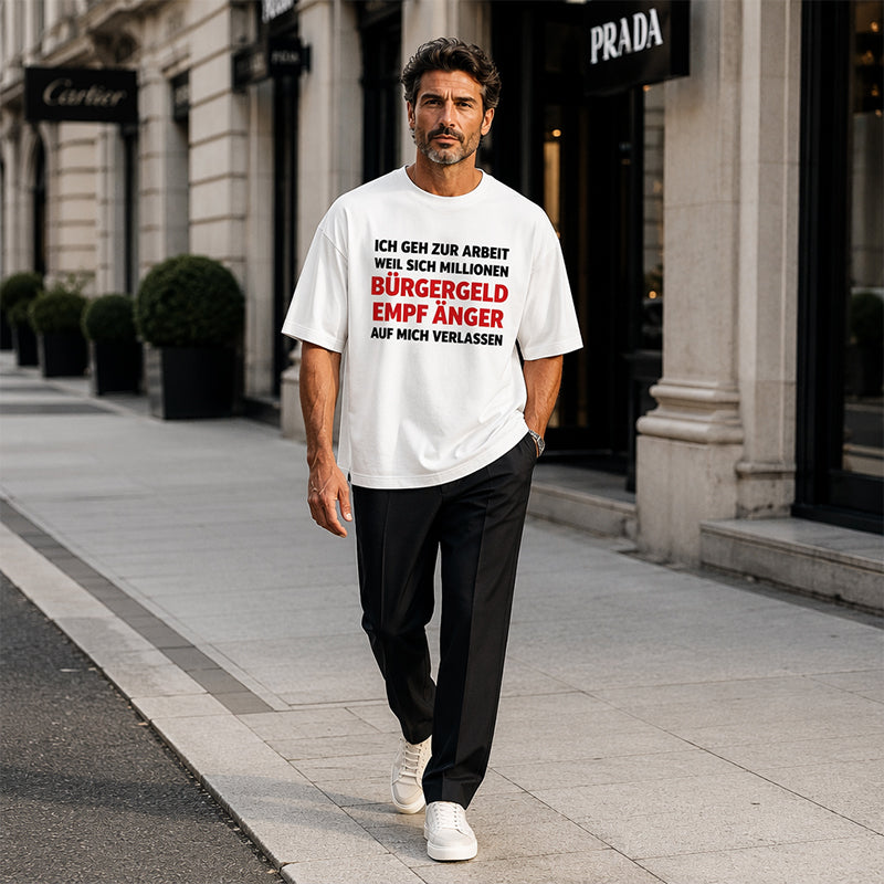 👕😂 50% RABATT! Herren Casual Rundhals-Shirt mit lustigem Slogan – Lässig, bequem & humorvoll – Perfekt für den Alltag, Partys & gute Laune ✨